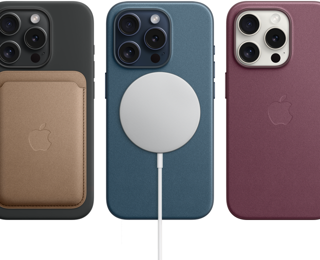 iPhone 15 con accesorios MagSafe