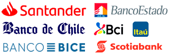 santander - banco estado - banco de chile - bci - banco bice